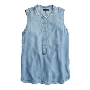 JCrew Chambray Tank Top